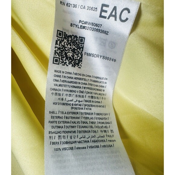 Guess Marciano Butter Yellow Floral Blazer Feminine Women's US‎ SMALL EU 40 - Picture 11 of 16